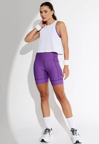 Regata running cropped branco Action