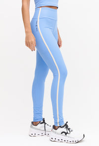 Legging lisa azul fly com viés lateral Magna