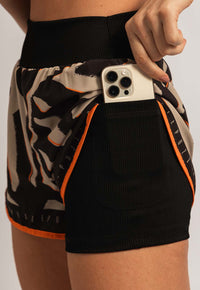Conjunto Shorts duplo estampado + Top faixa dupla face Magnetic