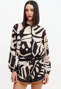 Jaqueta bomber com bolsos estampada Magnetic