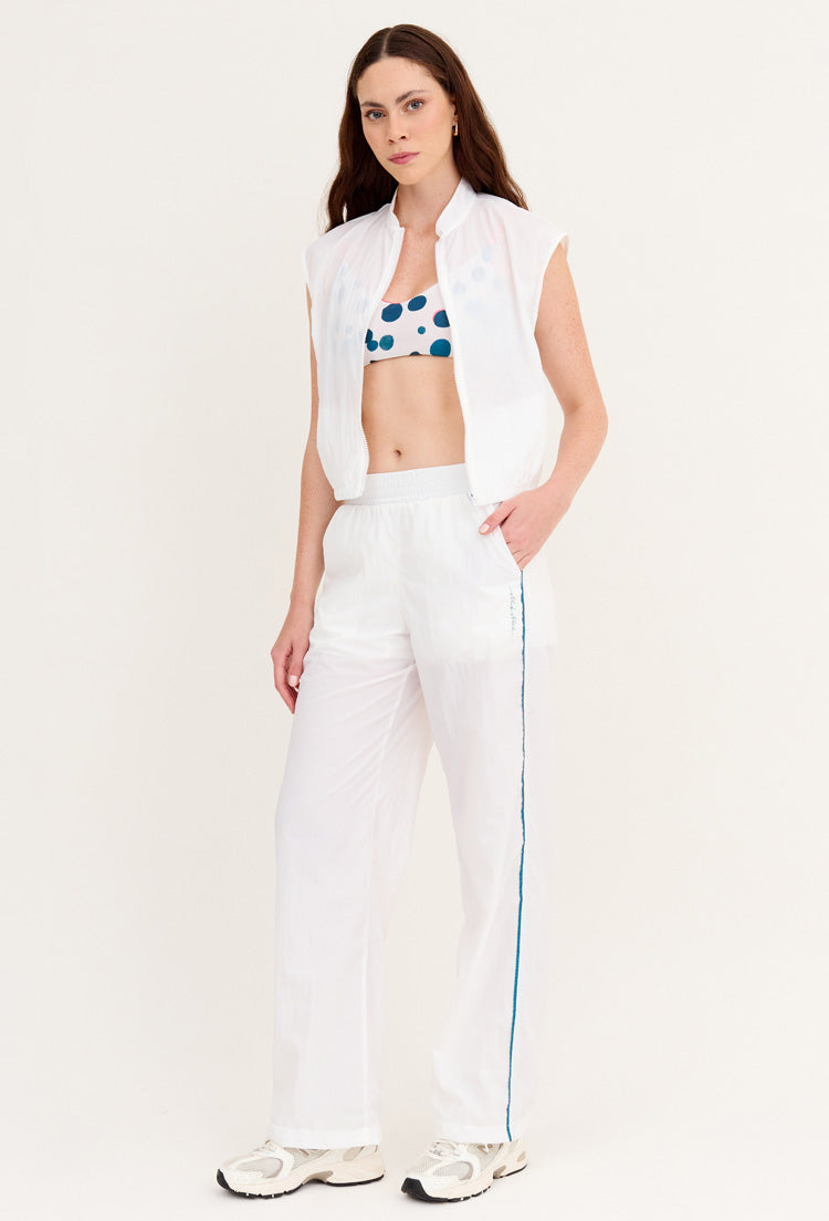 Calça off com bolsos Al mare