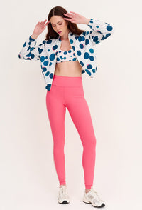 Legging lisa coral com viés lateral Al mare