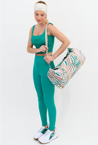 Legging lisa verde folha Lance