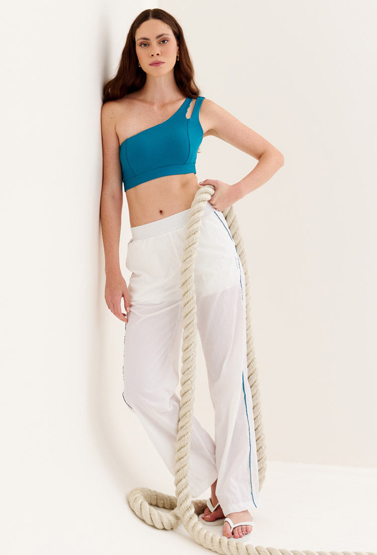 Calça off com bolsos Al mare