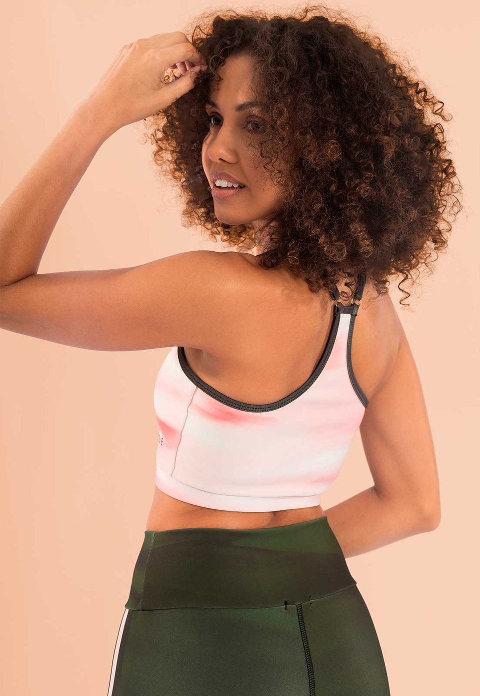 Top com alça ajustavel estampa Oásis