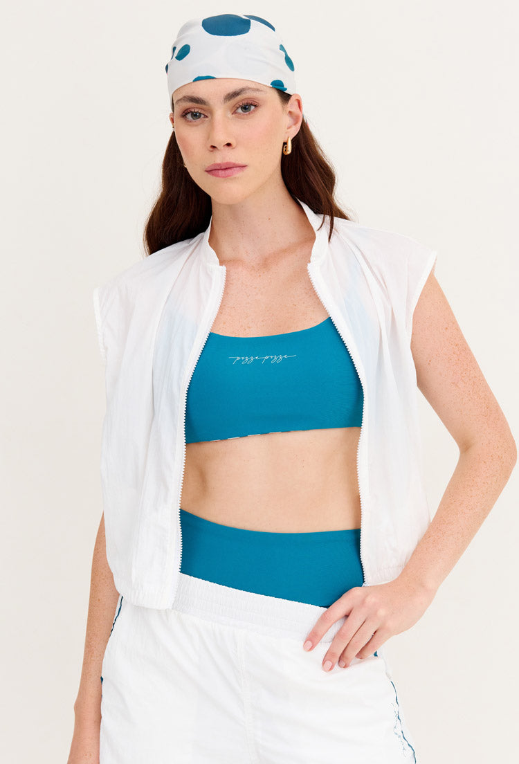 Colete off com bolsos Al mare