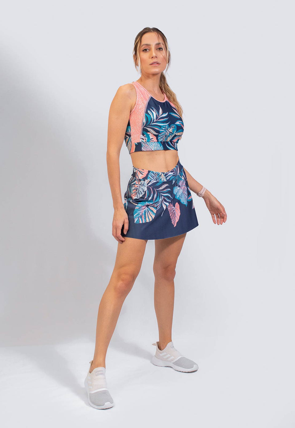 Top Folhas Estampa Botanical Garden