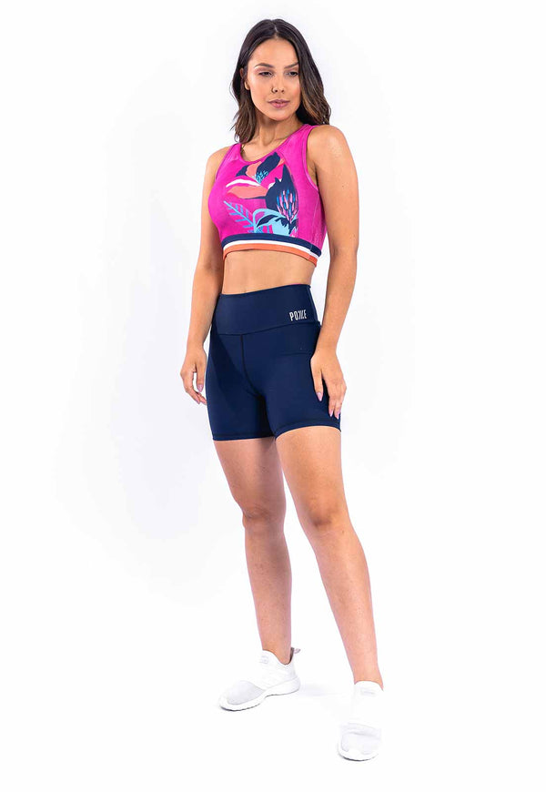 Top longo estampa Acqua