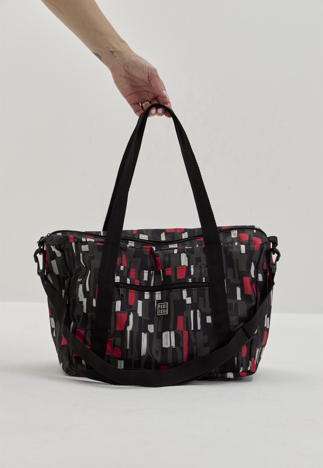 Bolsa de alça estampada Voá