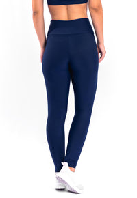 Conjunto Legging lisa com recorte + Top longo dupla face Acqua