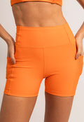 Bermuda lisa laranja magnético com bolsos Magnetic