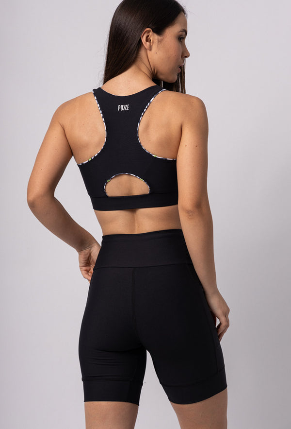 Conjunto Top dupla face+Bermuda Running Action