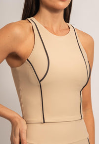 Conjunto Top longo+Legging+Jaqueta corta vento Magnetic