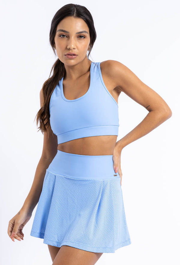Conjunto Short Saia+Top nadador+Regata Fly Sinergia