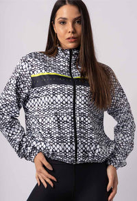 Jaqueta comfy de malha estampa Action