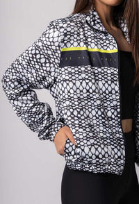 Jaqueta comfy de malha estampa Action