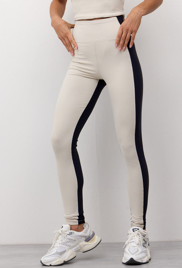 Legging com bolso bicolor luna e preto Athena