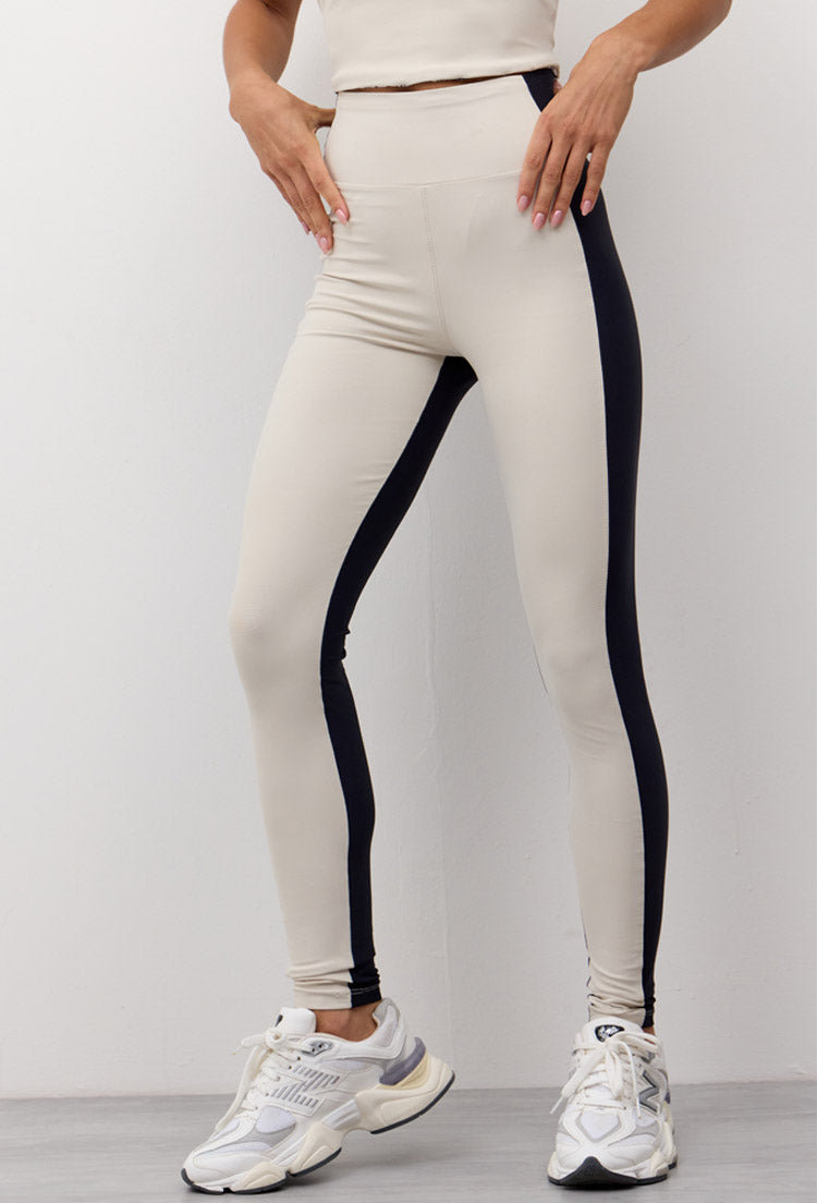 Legging com bolso bicolor luna e preto Athena