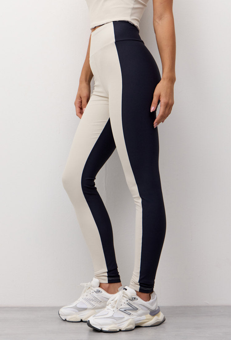Legging com bolso bicolor luna e preto Athena