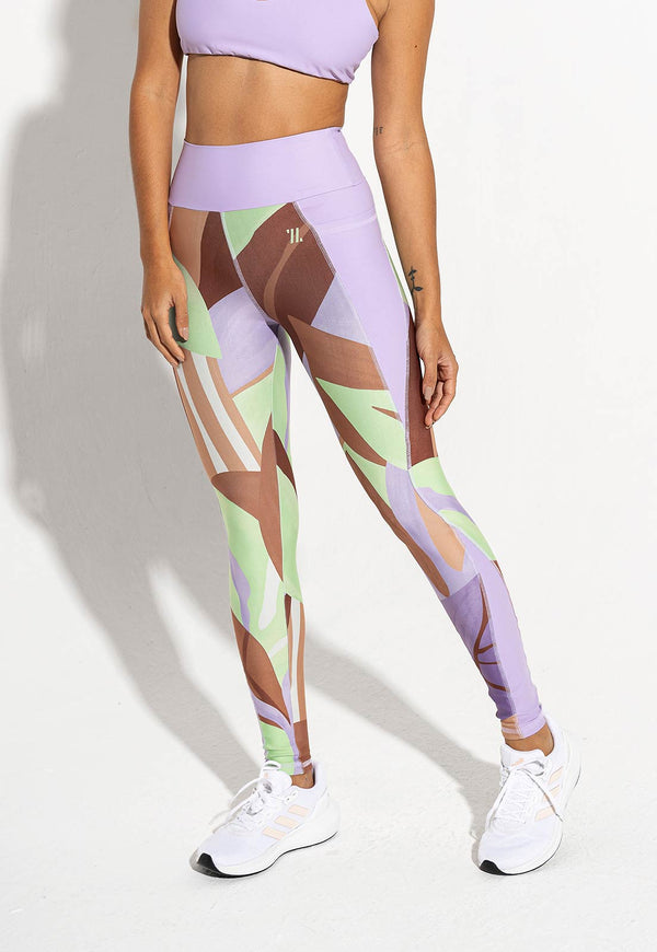 Legging estampada com bolsos Aura
