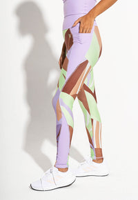 Legging estampada com bolsos Aura