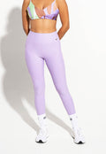 Legging lisa lavanda com bolsos Aura