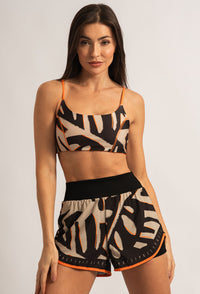 Conjunto Shorts duplo estampado + Top faixa dupla face Magnetic