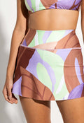 Saia shorts estampada Aura