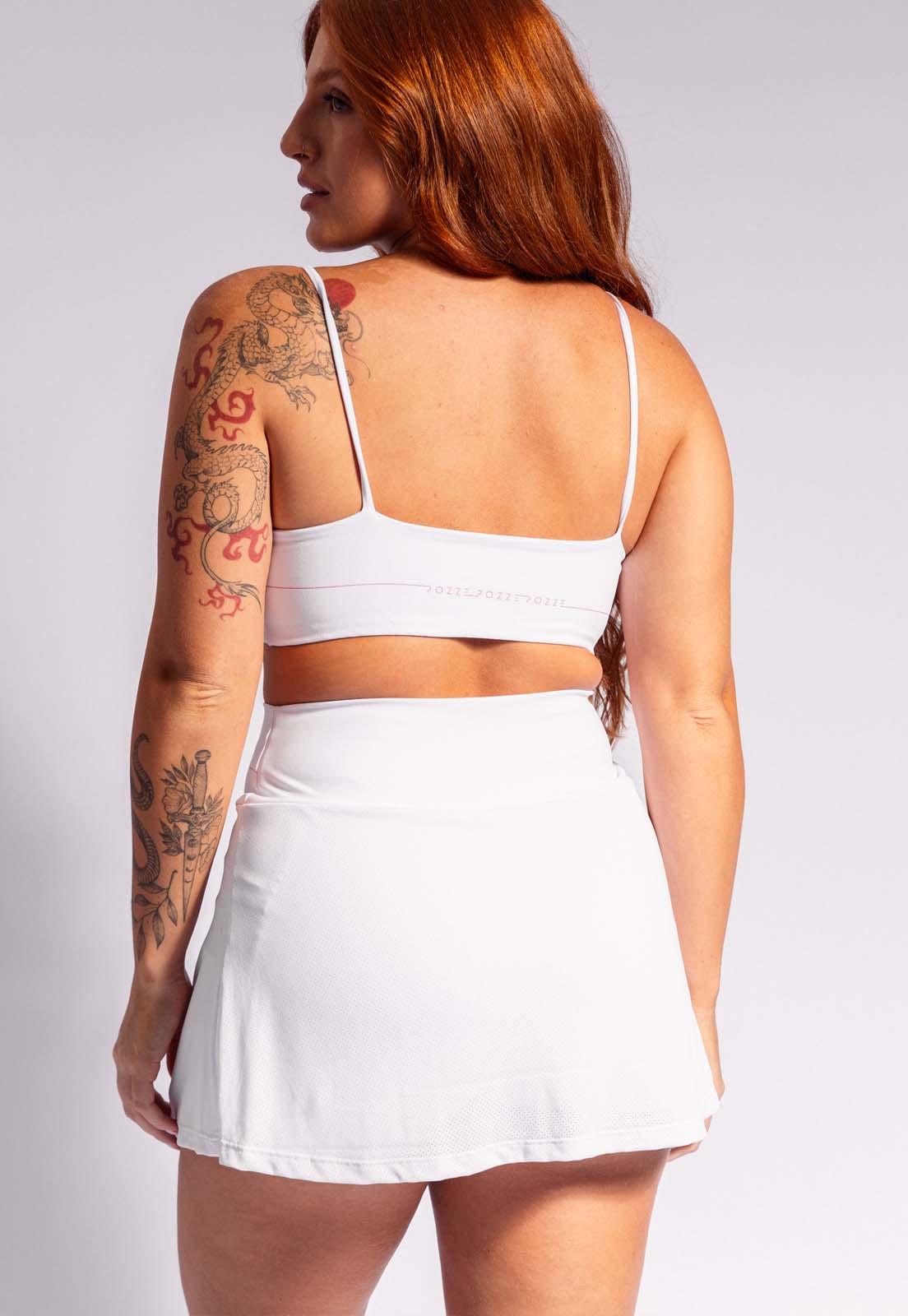 Saia shorts lisa branco cristal Urbane