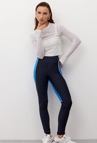 Tshirt cropped manga longa em tule lisa off Athena